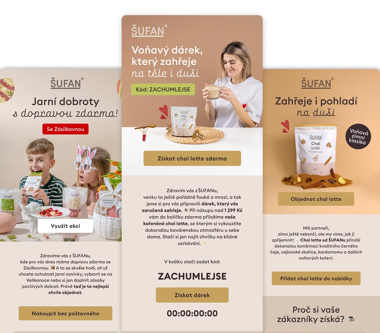 Nová identita ŠUFANu v e-mailingu